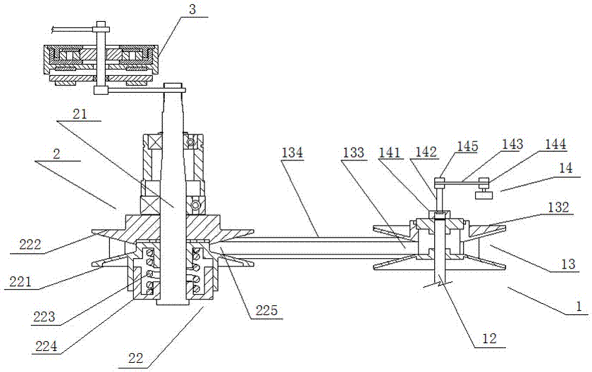 Split tracked vehicle