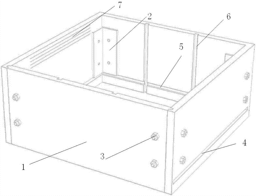 Molding device used for preparing mine milltailings filling check blocks and check block preparation method