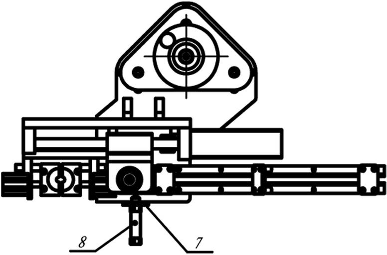 Sprayer cover positioning, taking and assembling device