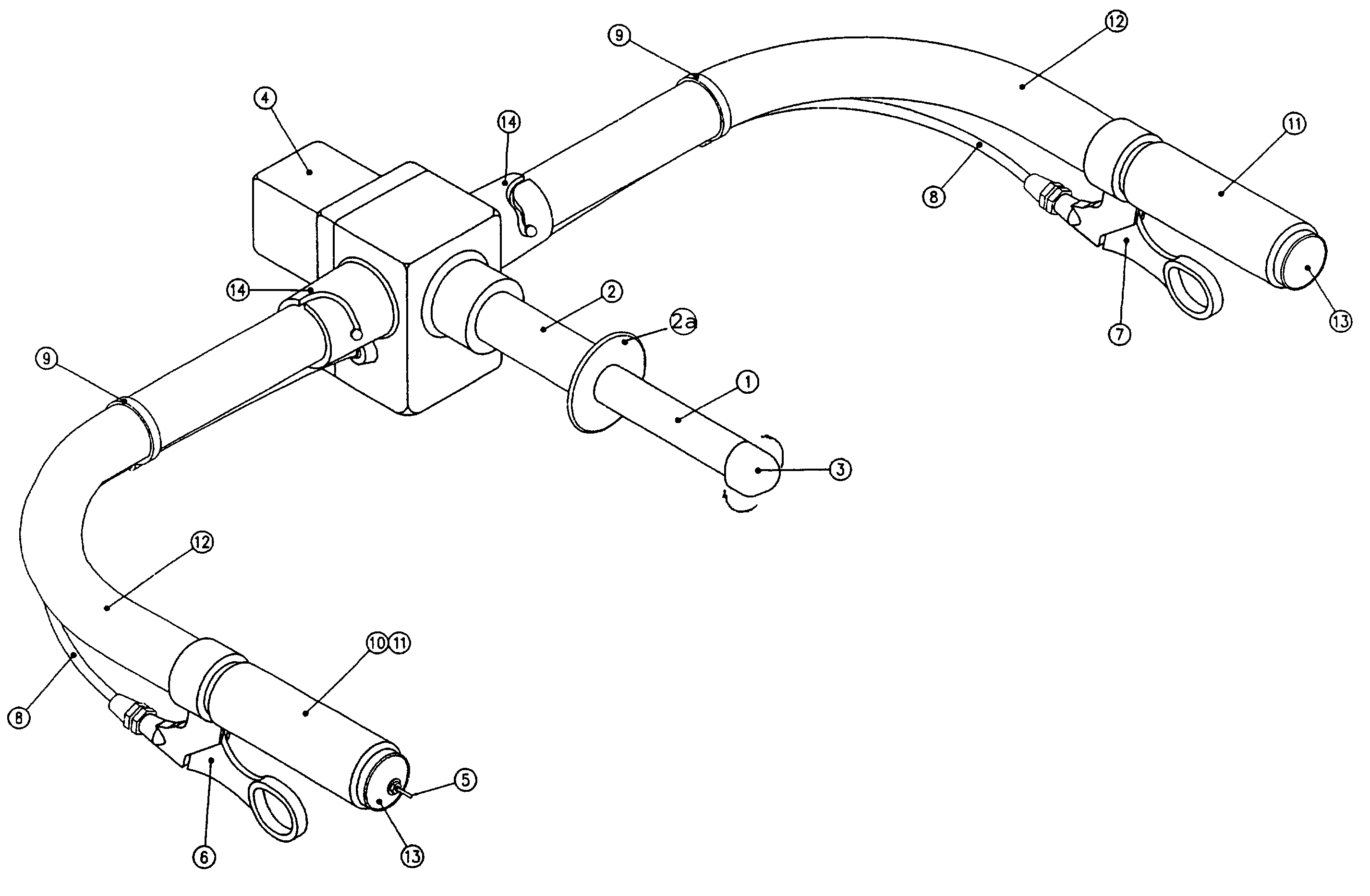 Self-administered two-handled probe for treating prostatitis