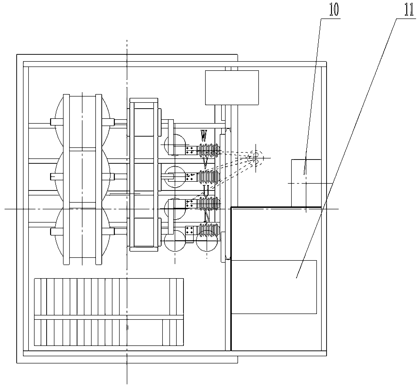 Compact integration high voltage power capacitor device