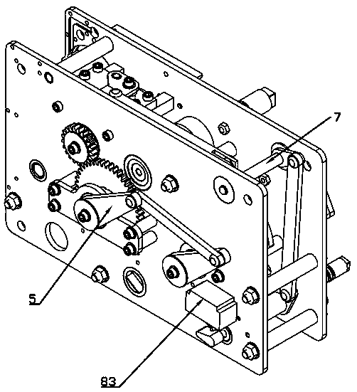 Spring operation mechanism for load switch