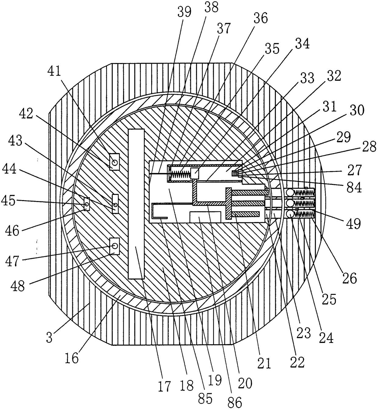 Hockey lock system with active alarm