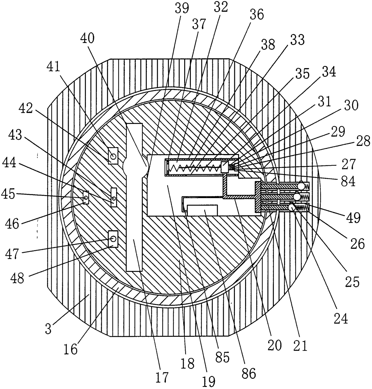 Hockey lock system with active alarm