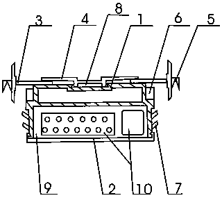 A hollow window profile for purification doors