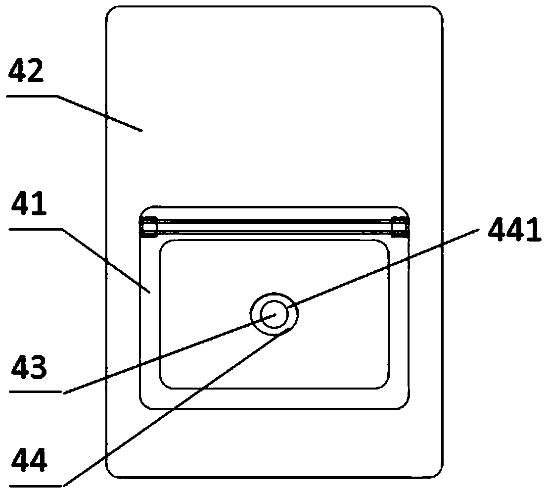 Dry recovery device of cell cryopreservation bags and working method