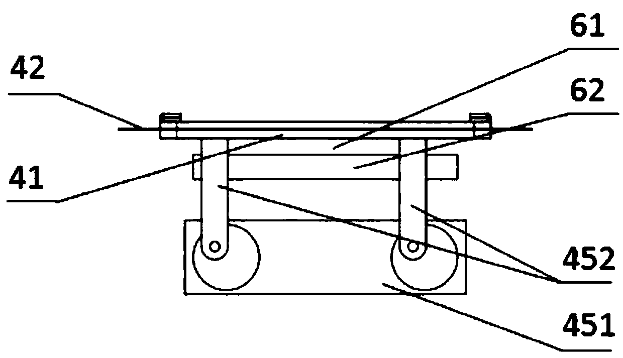 Dry recovery device of cell cryopreservation bags and working method