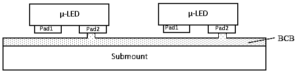 Miniature light-emitting component and manufacturing method thereof