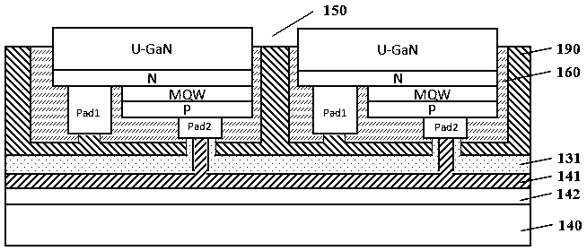 Miniature light-emitting component and manufacturing method thereof