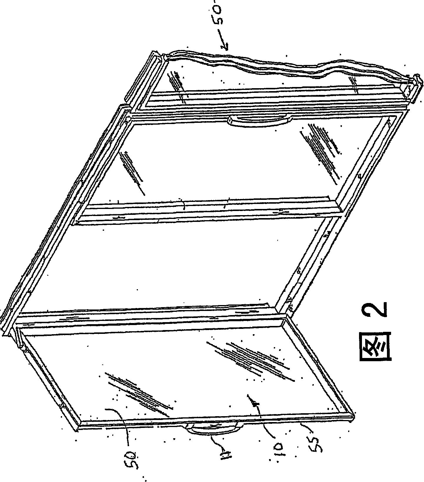 Anti-fog refrigeration door and method of making the same