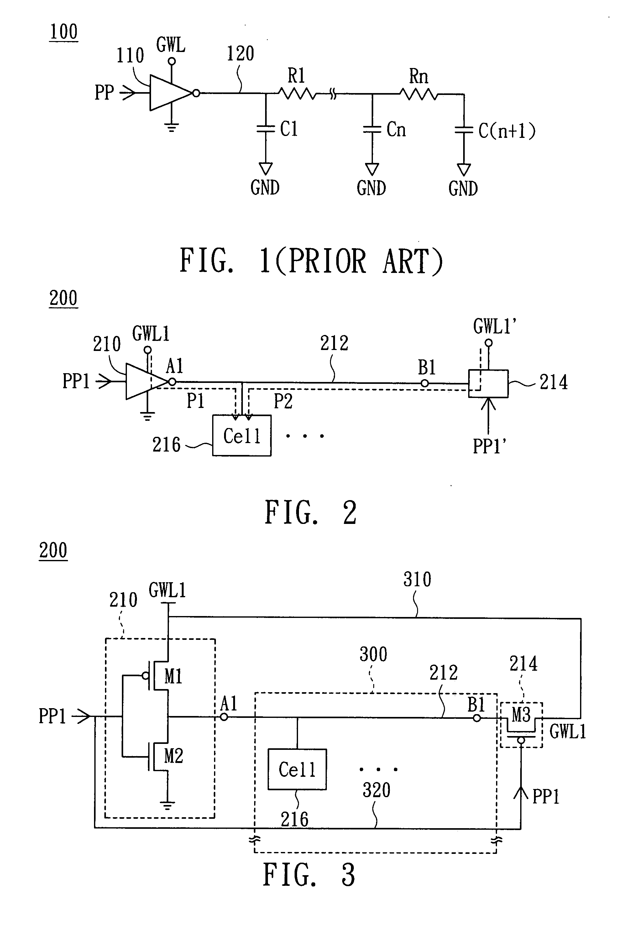 Memory and method for charging a word line thereof