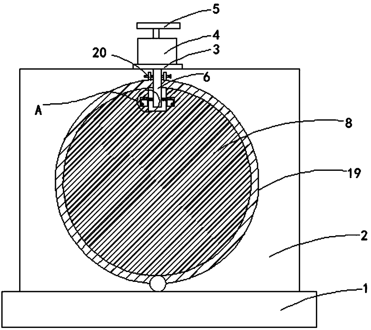 A bellows two-way hard seal butterfly valve