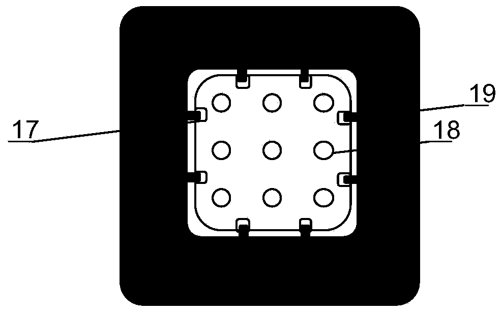 Novel semi-submersible platform and mounting method thereof