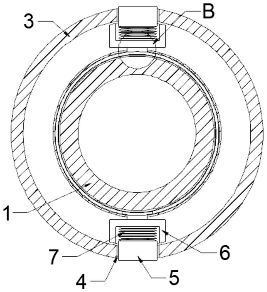 Four-way casing quick-mounting structure applied to oil well