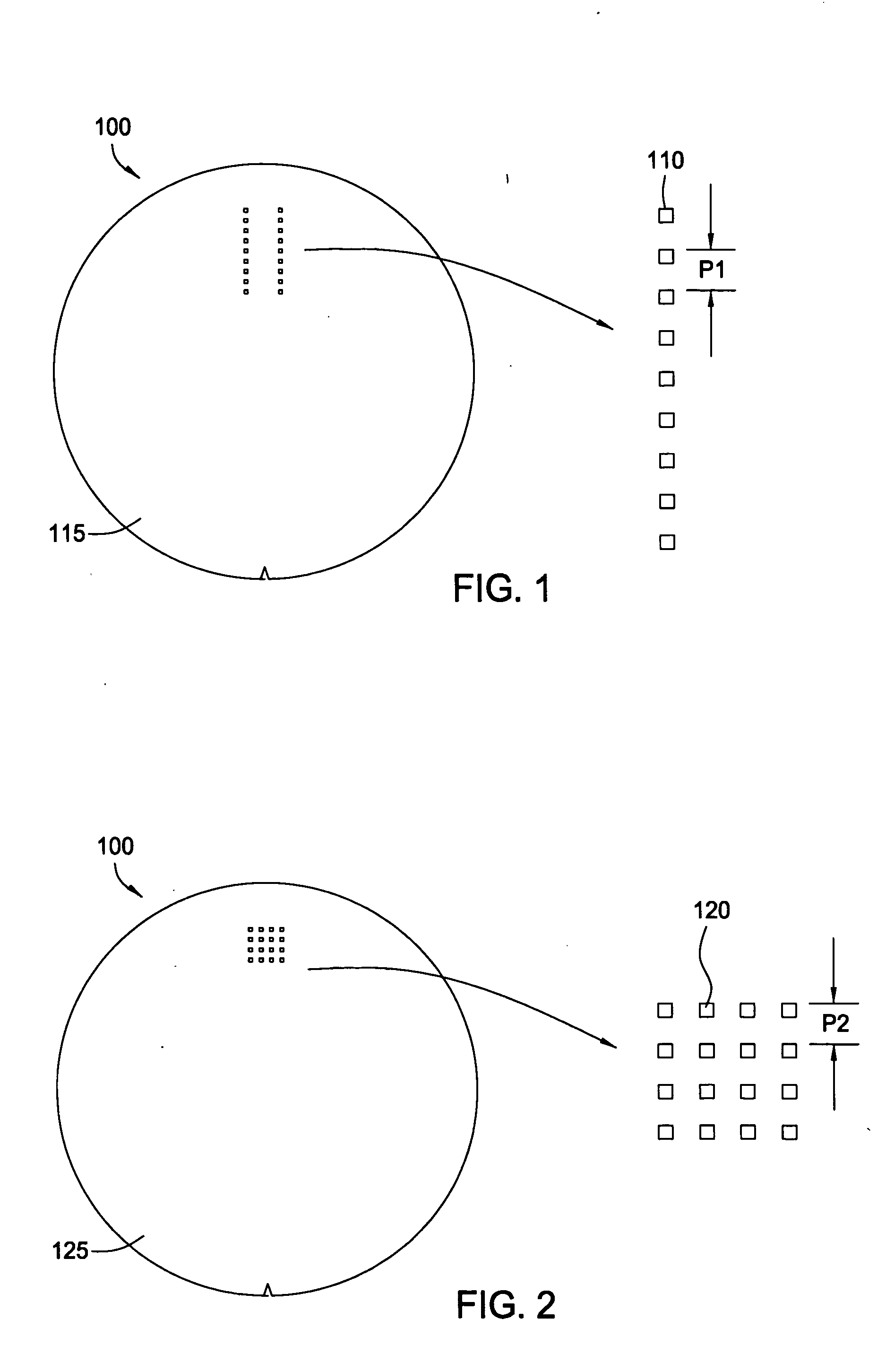 Test circuitry wafer