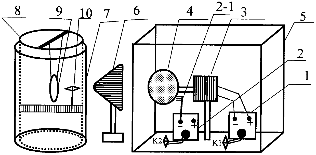 Demonstration method for multiple basic contents of charged body