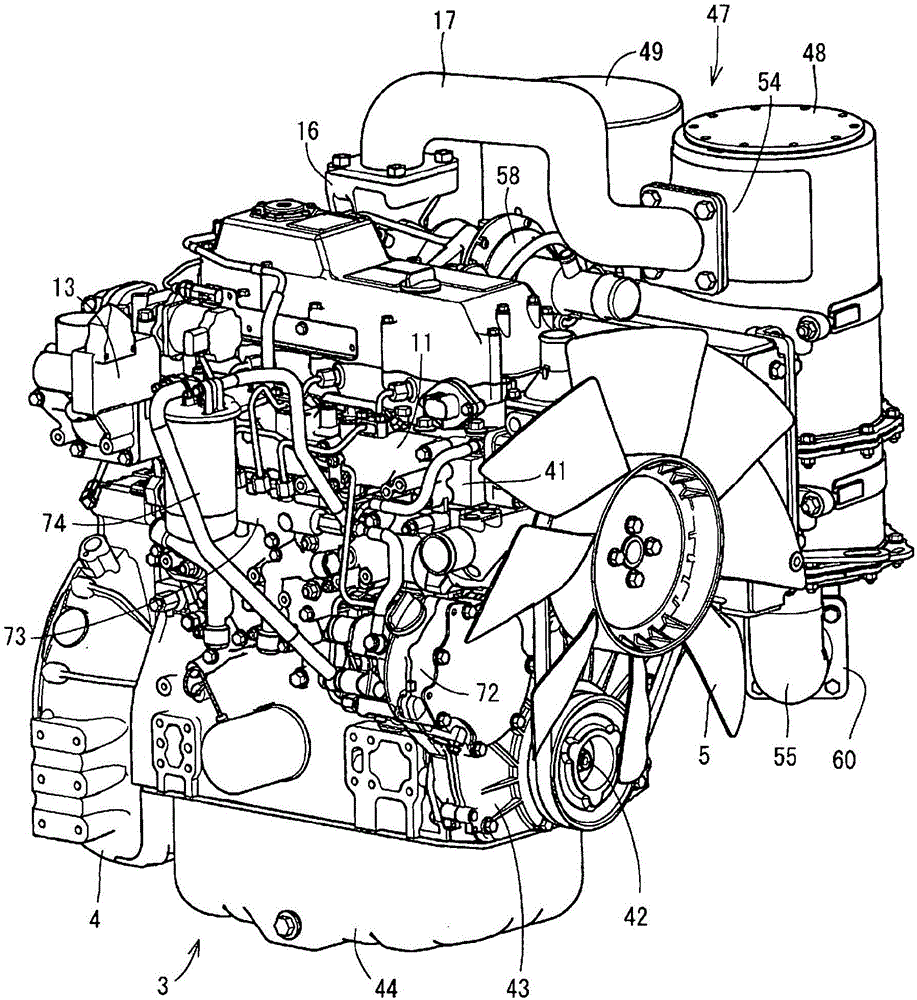 Engine device