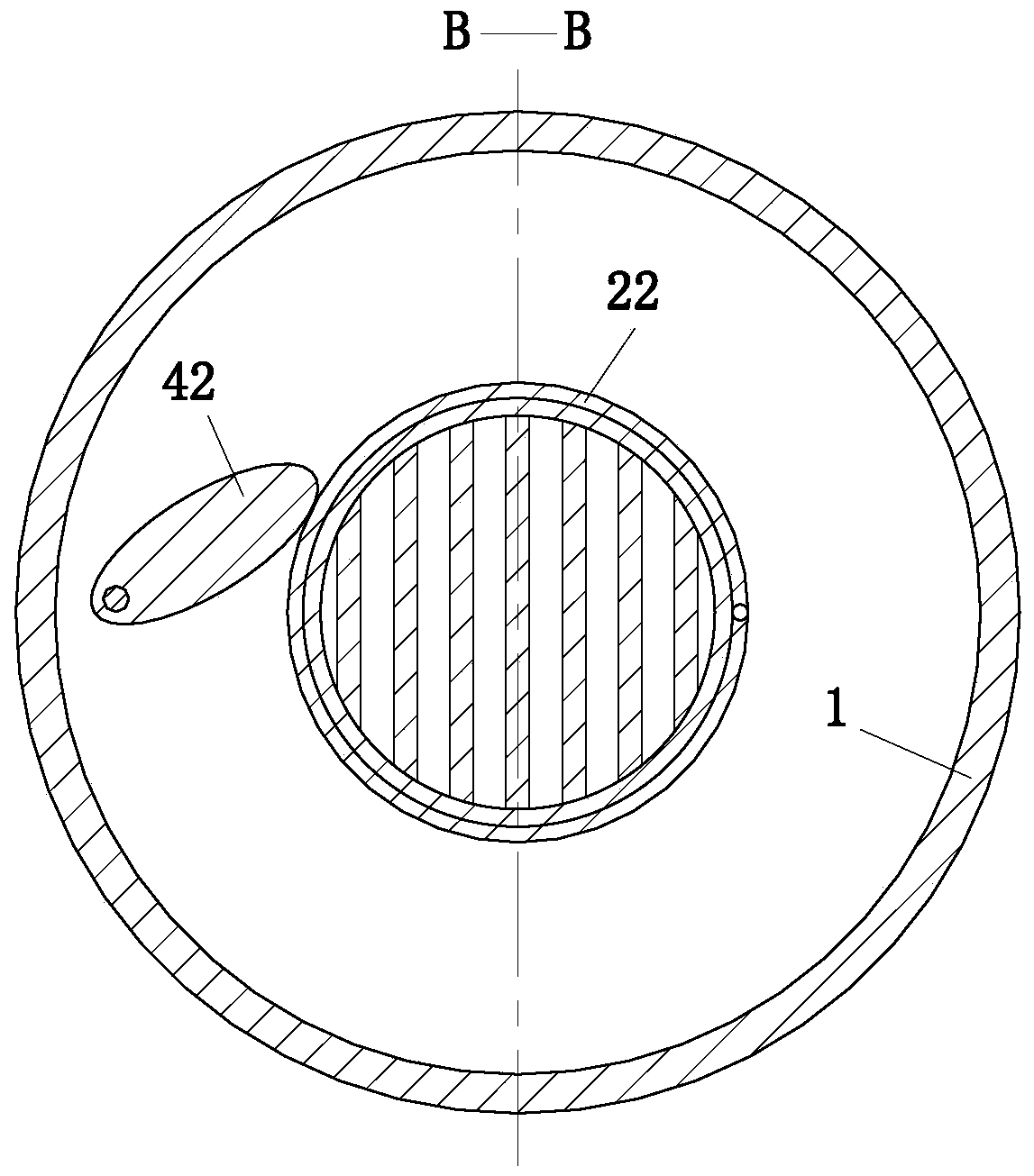 Environment-friendly novel material processing device