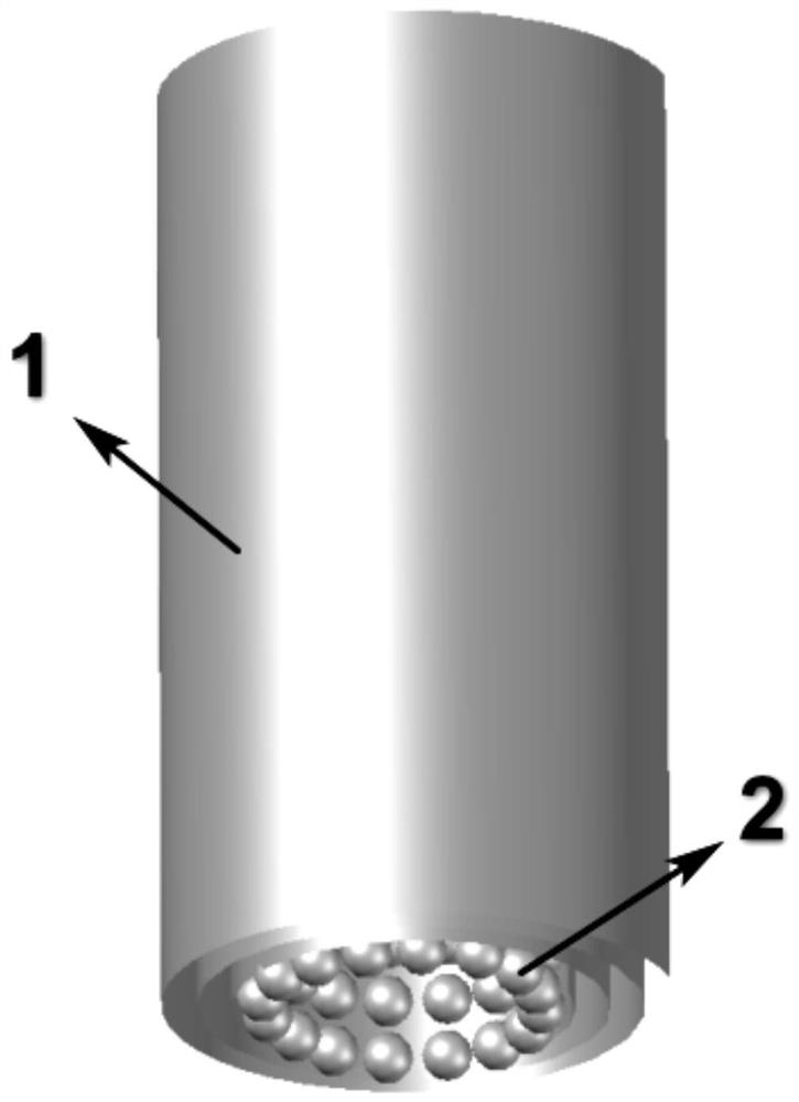 Lithium carbonate-halloysite nanotube as well as preparation method and application thereof