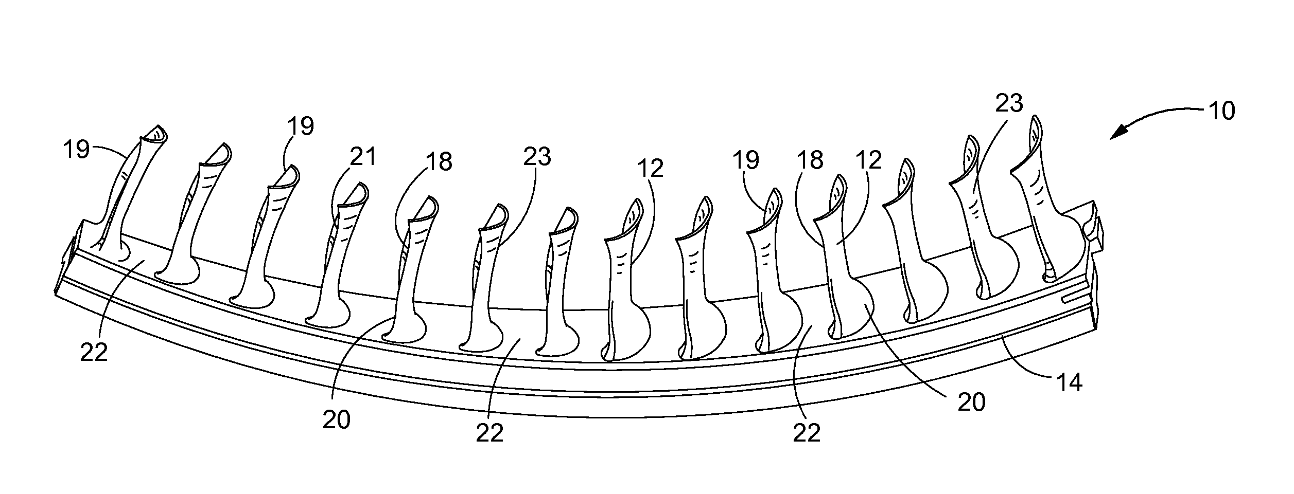 Tool for Abrasive Flow Machining of Airfoil Clusters