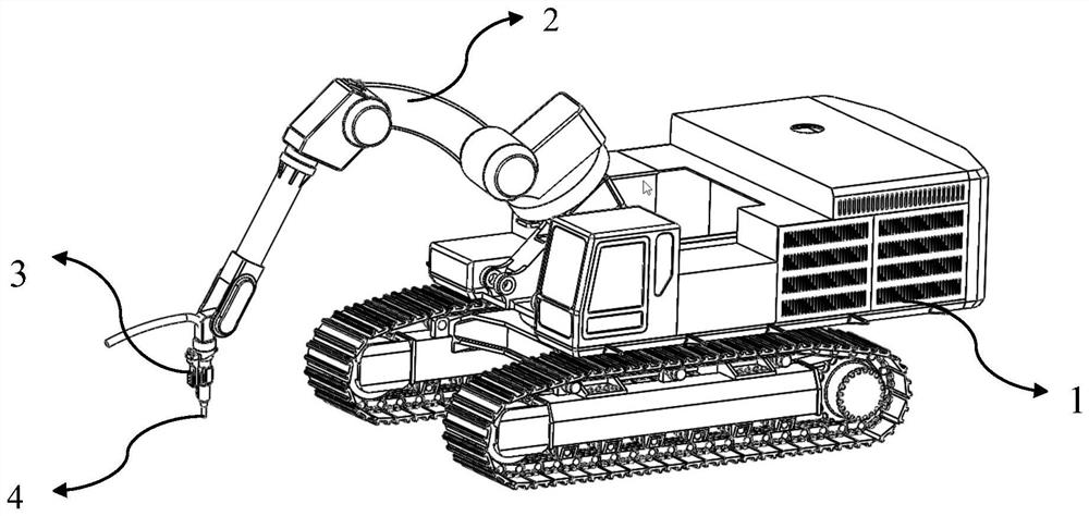 GIL leg installation punching method and punching robot