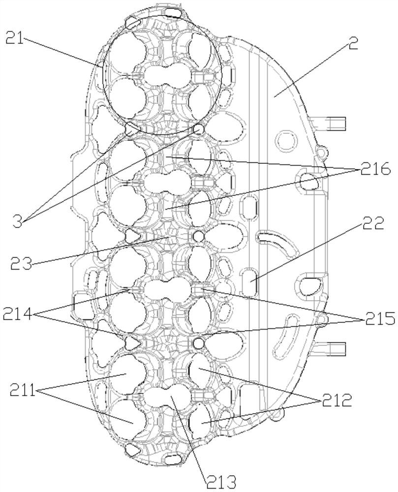 Double-layer cylinder cover water jacket, air cylinder and vehicle