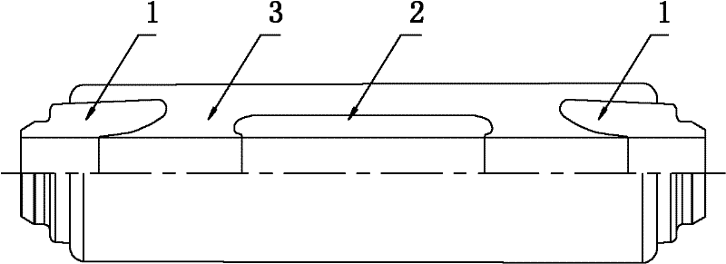 110KV intermediate head and production process thereof