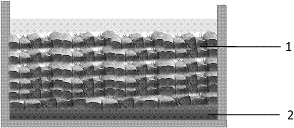 Repairing method for water body of artificial reinforced ecological bed