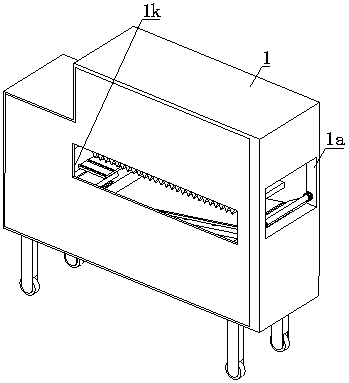 Crushing device for building construction garbage