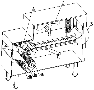 Crushing device for building construction garbage