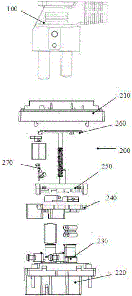 Electrical connection device, plug and socket thereof, and power strip