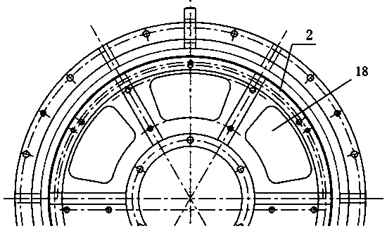 Water-wave-proof open-type self-ventilation main generator installed under vehicle and used for internal combustion motor car