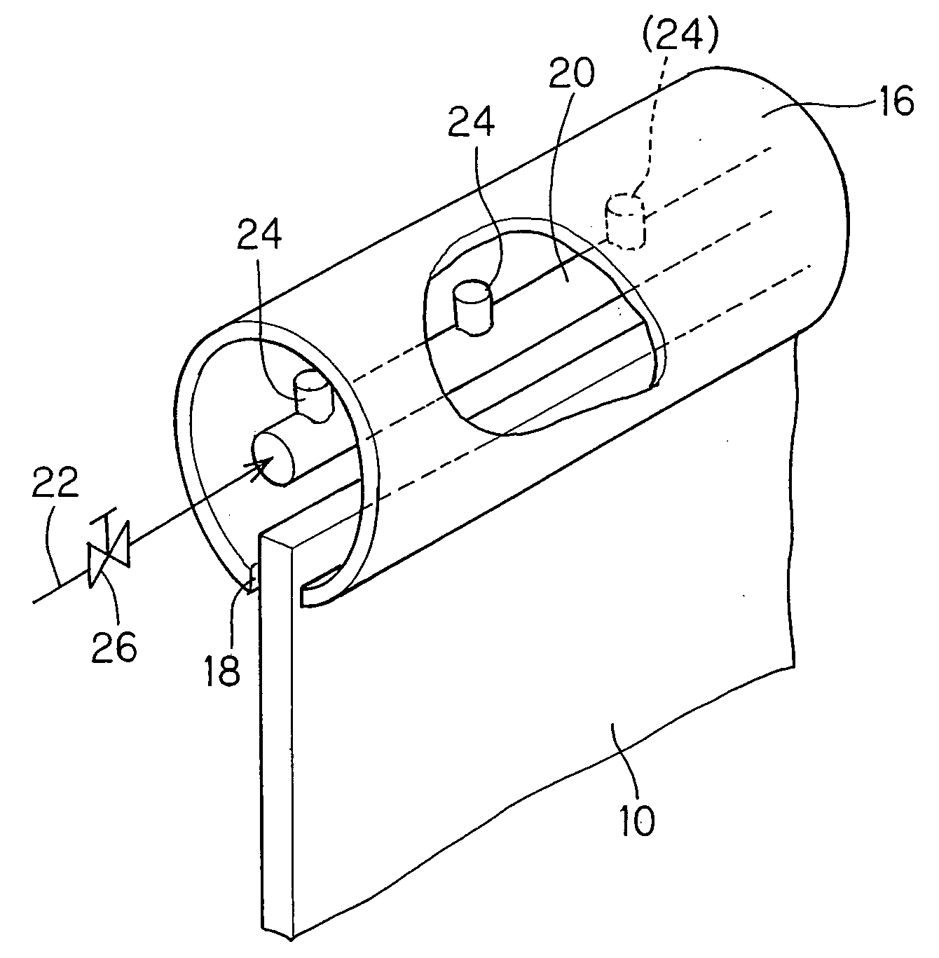 Water-flowing mechanism of wet type electrostatic precipitator