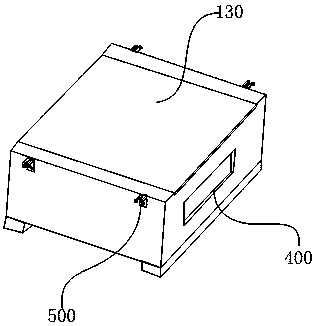 Noise testing device and noise testing method for a duct type air conditioner