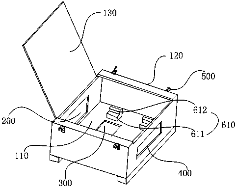 Noise testing device and noise testing method for a duct type air conditioner