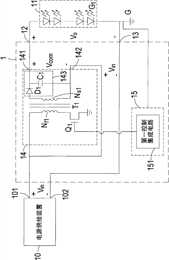 Power supply circuit of light-emitting diode