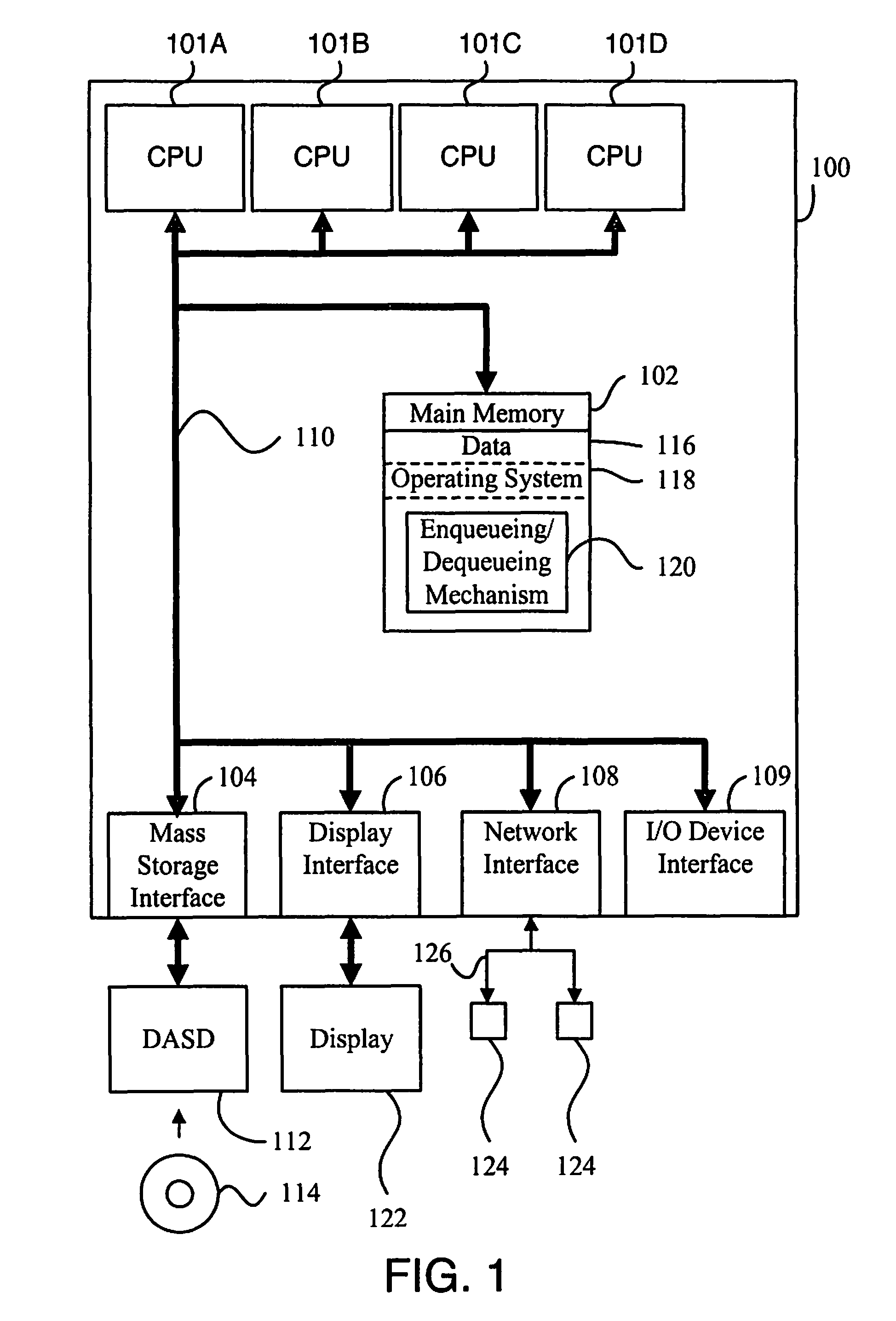 Concurrent, non-blocking, lock-free queue and method, apparatus, and computer program product for implementing same