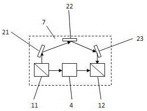 Orbital angular momentum (OAM) coherent demultiplexing device and separation detection method