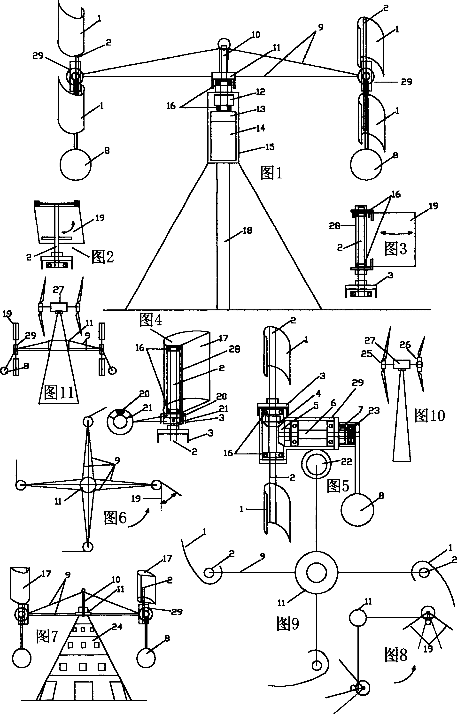 Full-automaic regulating speed wind motor