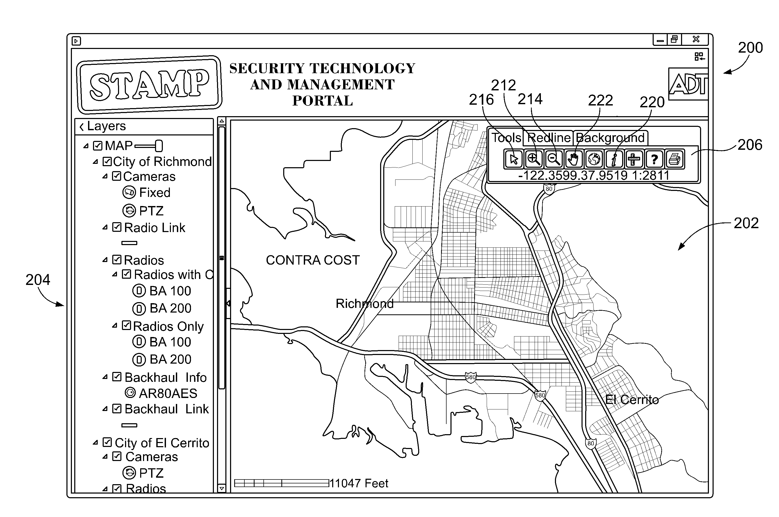 Method and database to provide a security technology and management portal