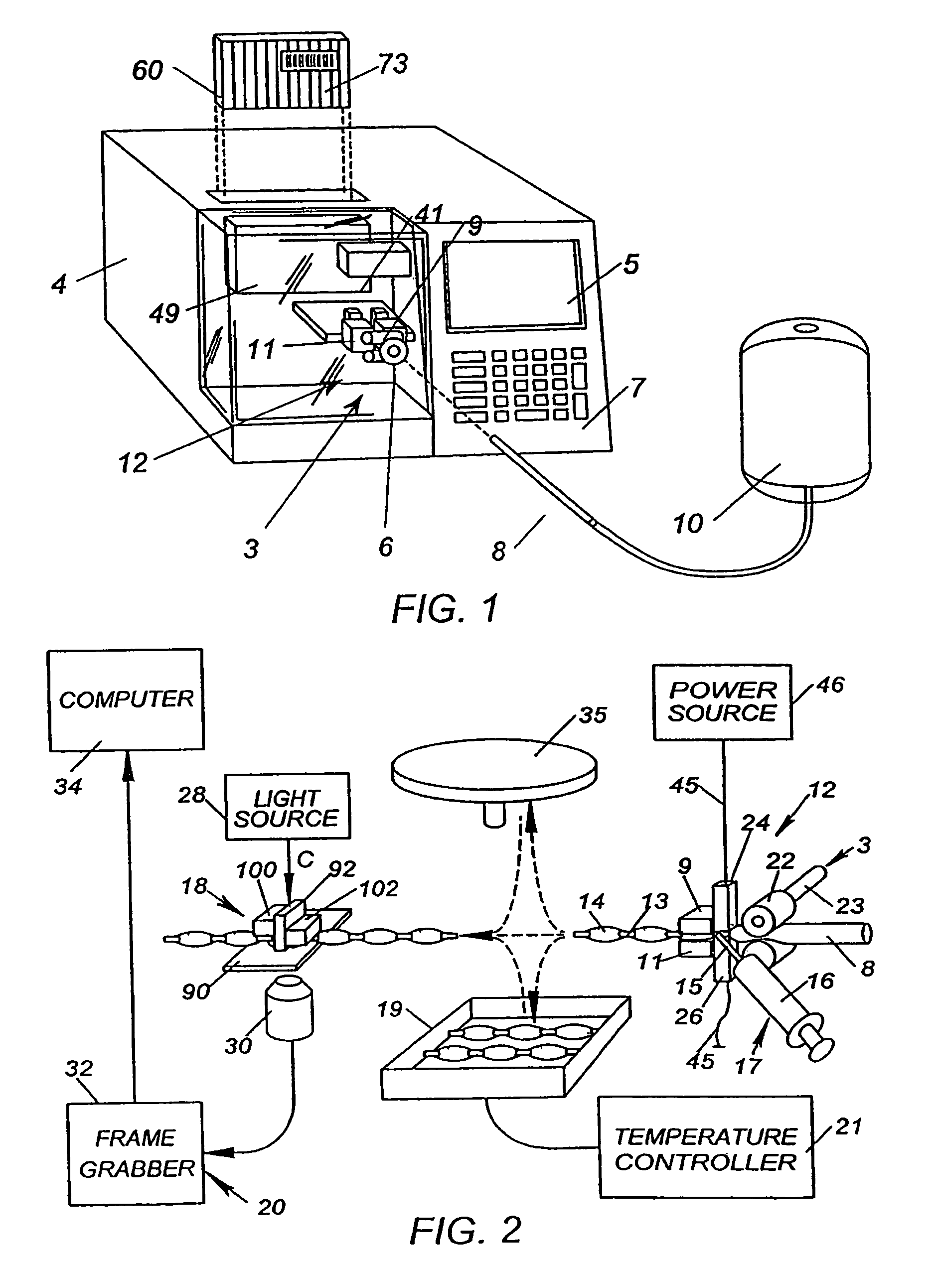 Fluid sample testing system