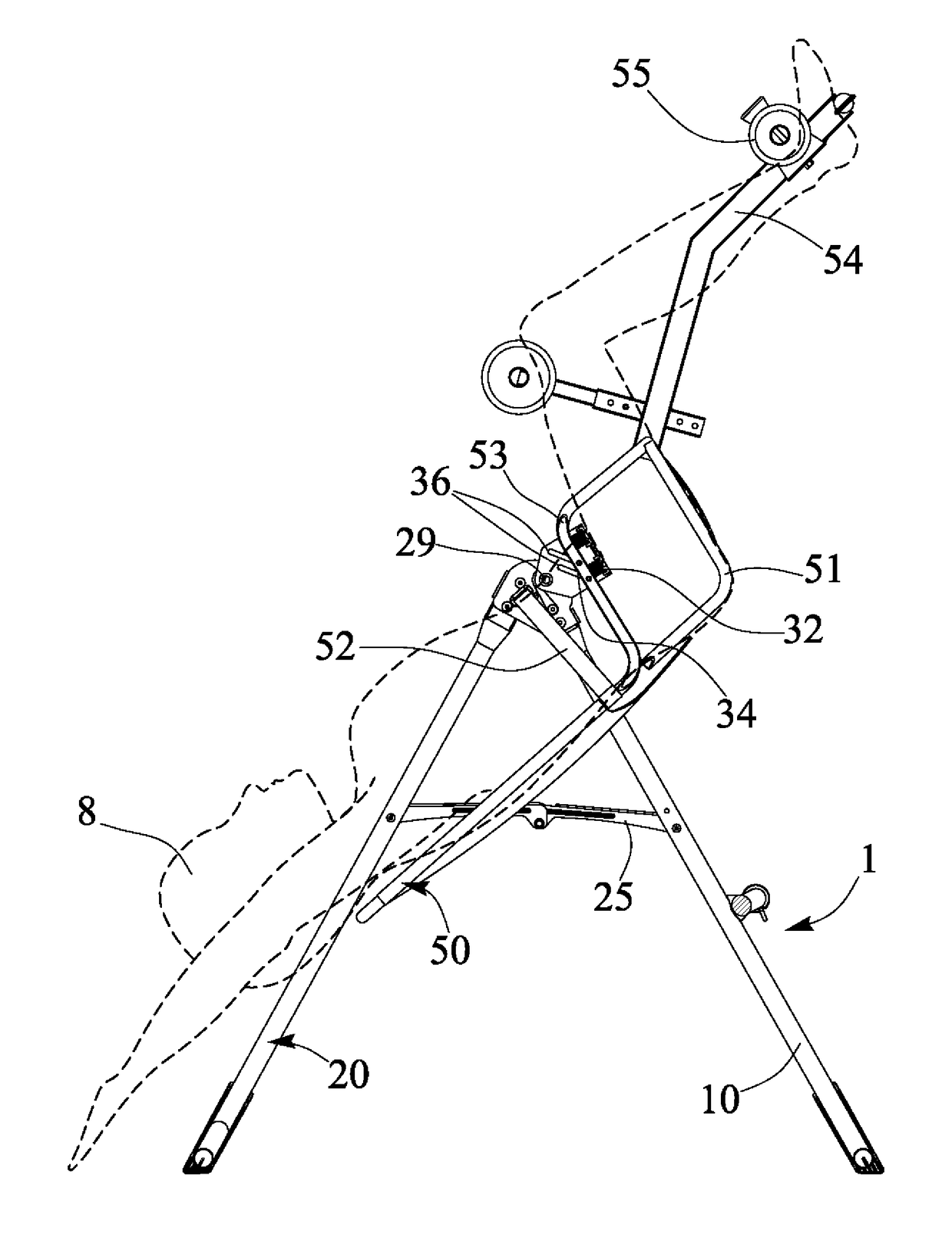 Tilting inversion exerciser