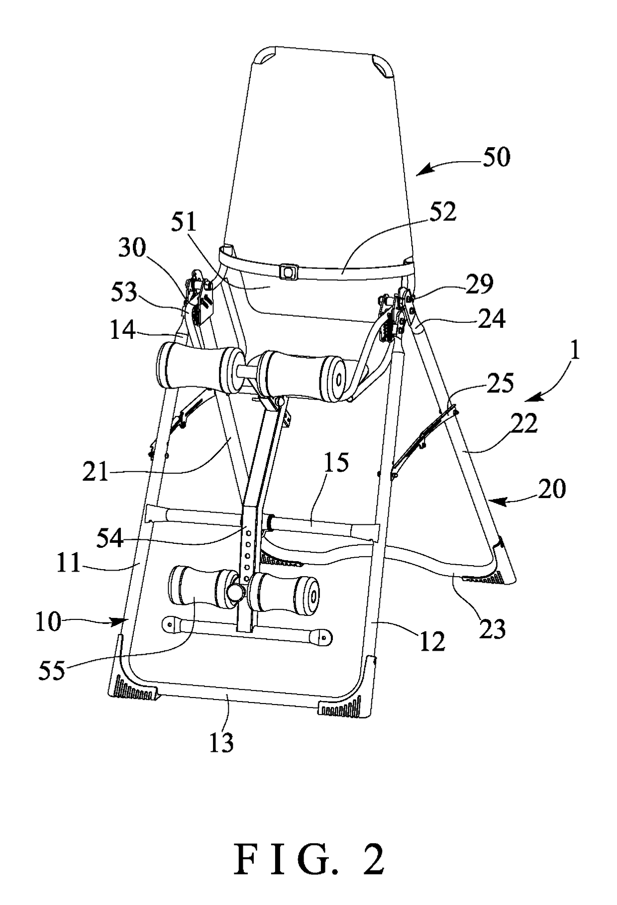 Tilting inversion exerciser