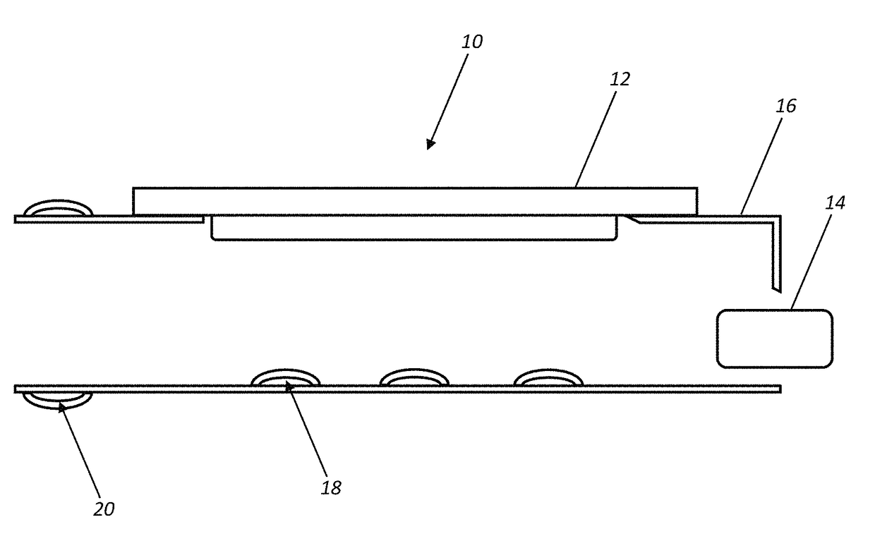 Optic module cage assembly utilizing a stationary heatsink