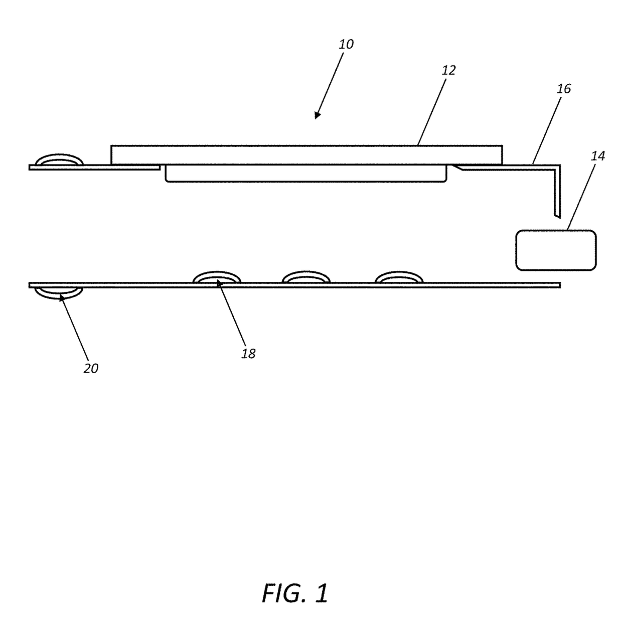 Optic module cage assembly utilizing a stationary heatsink