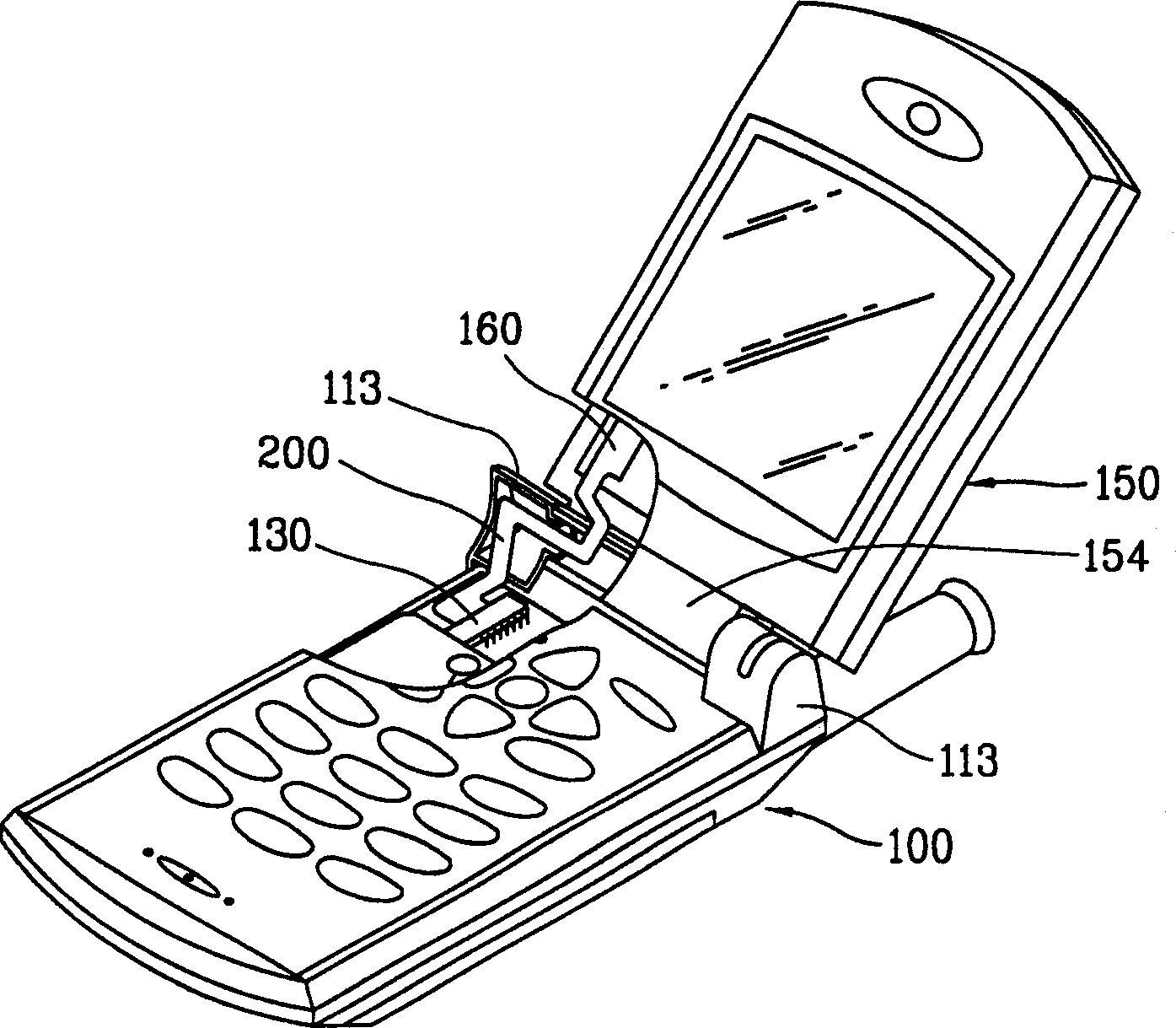 FPCB connection mechanism