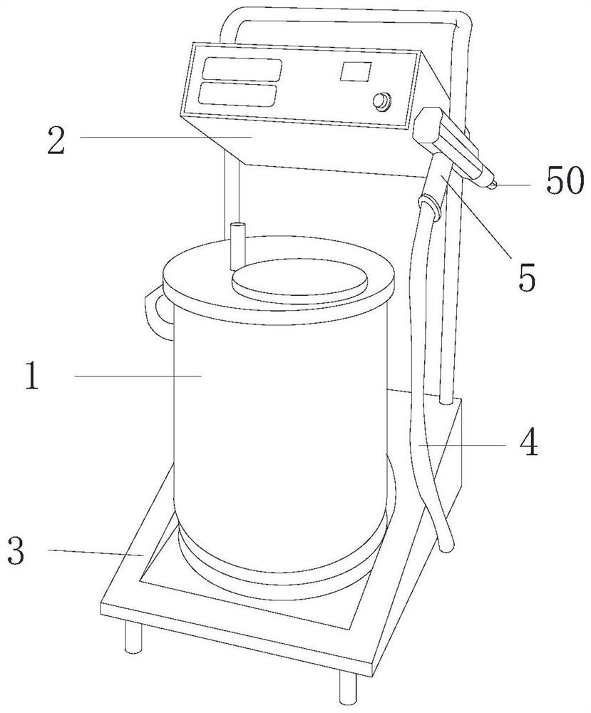 Transformer production spraying device