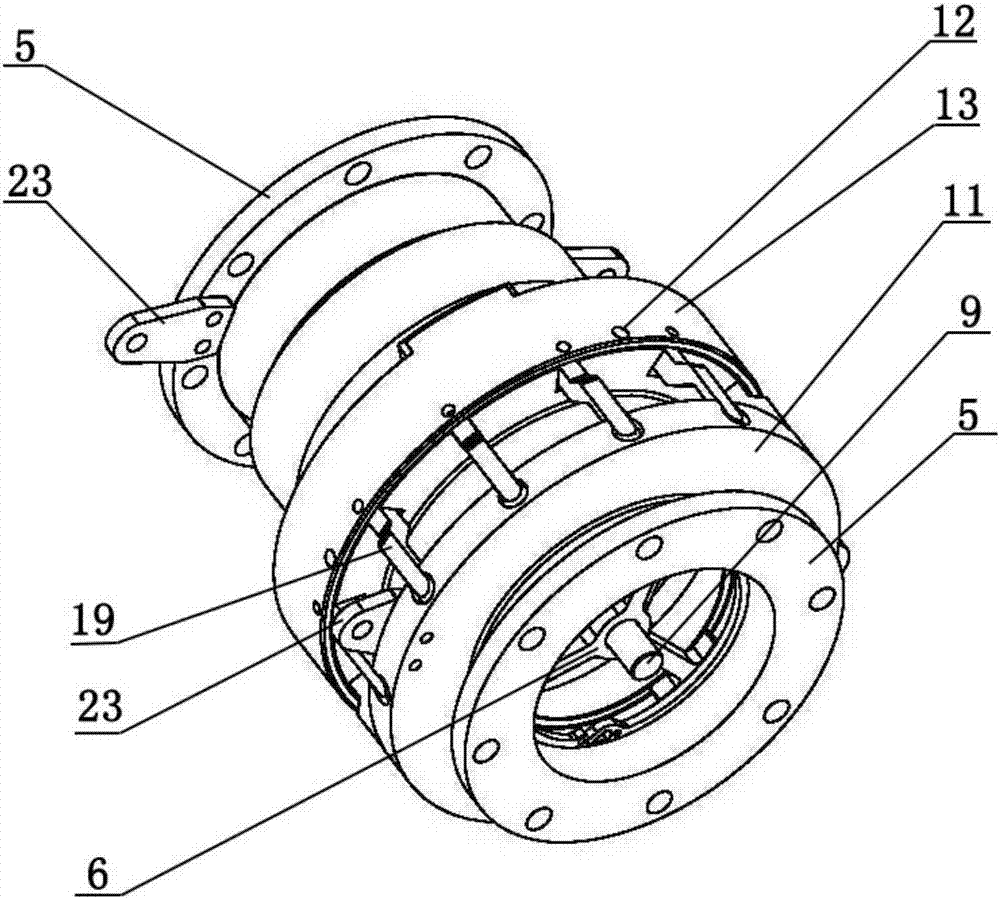 Novel claw type break valve