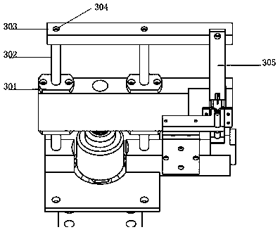 Cutting and jointing device for automatic grafting of seedlings