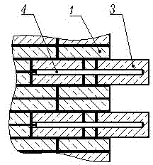 Baffle plate in stirring tank